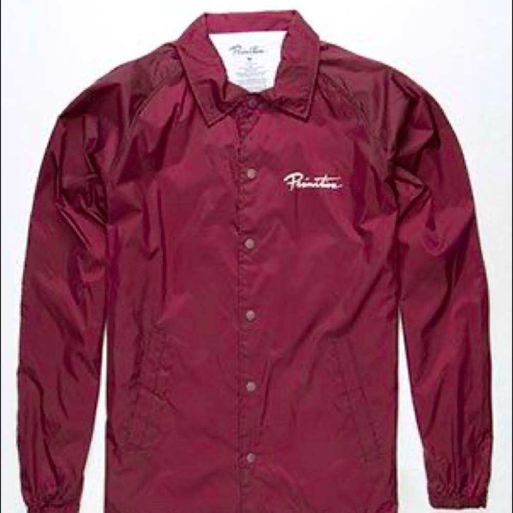 Primitive Skateboarding Maroon Windbreaker
